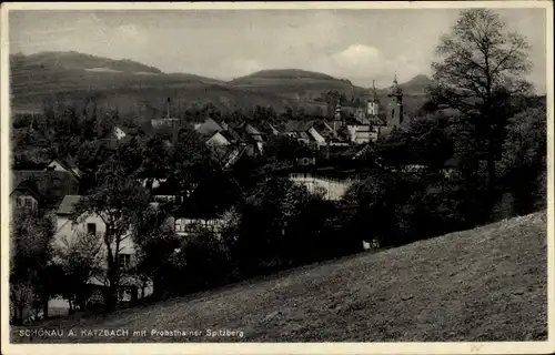 Ak Świerzawa Schönau an der Katzbach Schlesien Polen, Probsthainer Spitzberg