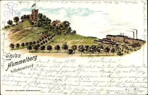 Litho Schönebeck an der Elbe, Hummelberg