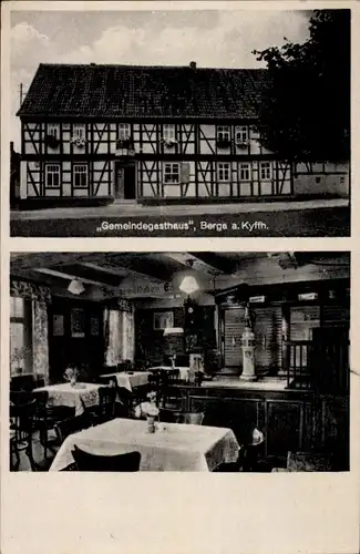 Ak Berga am Kyffhäuser, Gemeindegasthaus