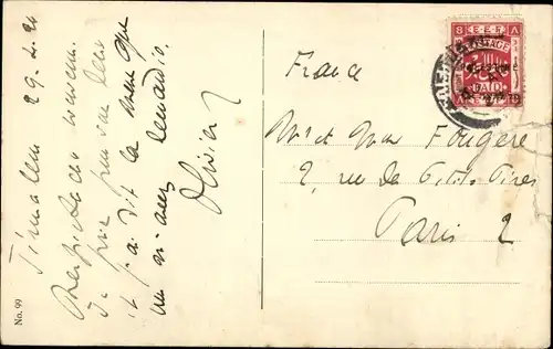 Ak Jerusalem Israel, Stein des Engels