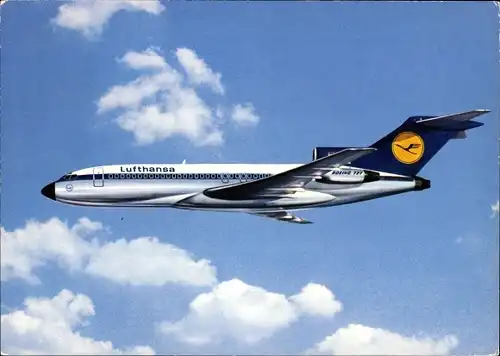 Ak Deutsches Passagierflugzeug, Lufthansa, Boeing 727 Europa Jet