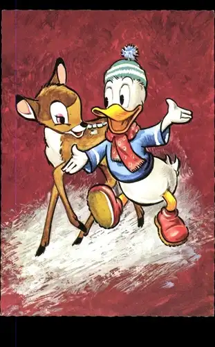 Ak Walt Disney, Donald Duck, Bambi