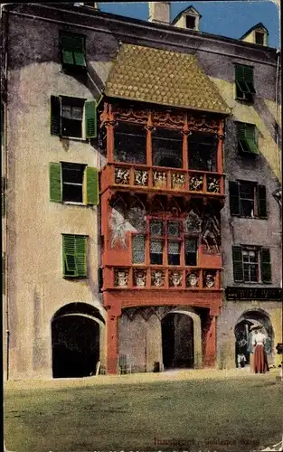 Ak Innsbruck in Tirol, Goldenes Dachl