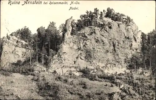 Ak Maria Raisenmarkt Niederösterreich, Burgruine Arnstein