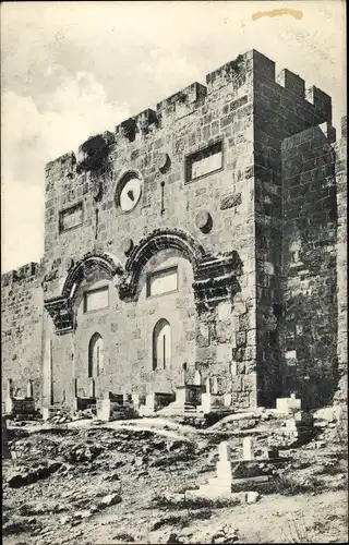Ak Jerusalem Israel, Blick auf das goldene Tor