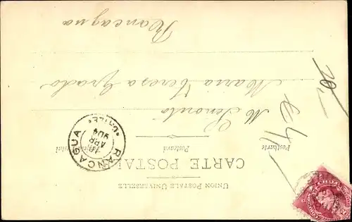 Ak Variete Künstlerin Rita Porcher, Portrait