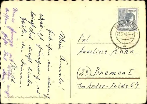 Künstler Ak Hummel, Berta, Treue Freundschaft, Kind, Vogel, Nr. 4499