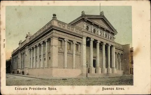 Ak Buenos Aires Argentinien, Escuela Presidente Roca