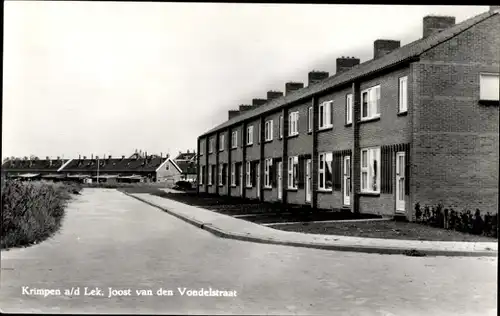 Ak Krimpen im Lek Südholland, Joost van den Vondelstraat