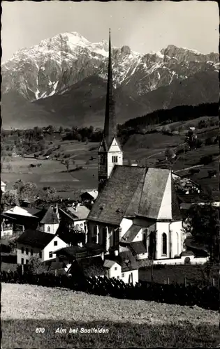 Ak Maria Alm am Steinernen Meer in Salzburg, Kirche