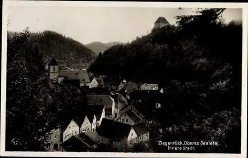 Ak Ziegenrück am Schiefergebirge Thüringen, Oberes Saaletal, Innere Stadt, Kirche