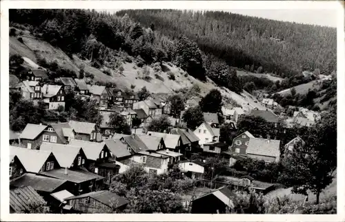 Ak Katzhütte im Schwarzatal, Gesamtansicht