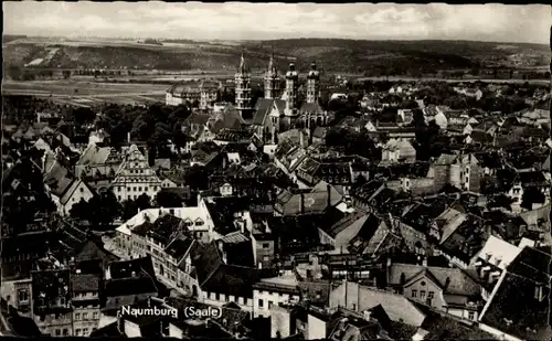 Ak Naumburg an der Saale, Panorama, Dom