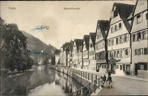 Ak Calw im Schwarzwald, Bischoffstraße