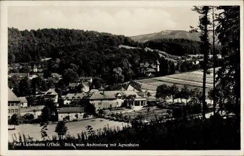 Ak Bad Liebenstein im Wartburgkreis, Blick auf den Ort mit Umgebung