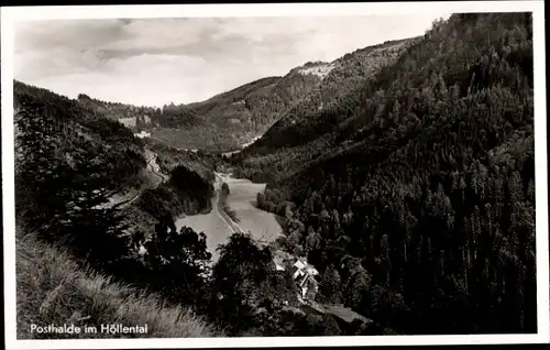 Ak Posthalde Breitnau im Schwarzwald, Höllental