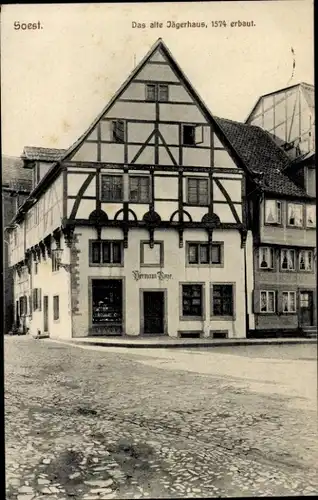 Ak Soest in Nordrhein Westfalen, Blick auf das alte Jägerhaus