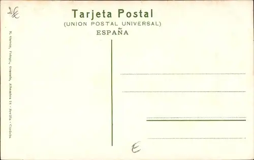 AK Granada Andalusien Spanien, Patio Arrayanes und Torre de Comares