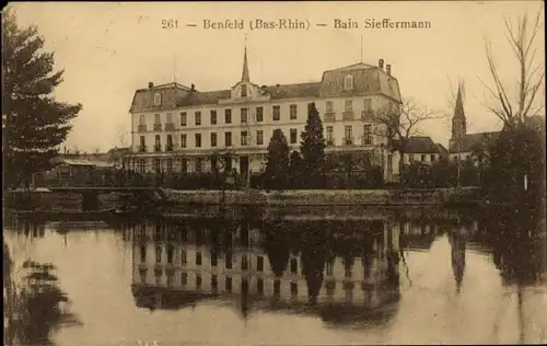 Ak Benfeld Alsace Bas Rhin, Bain Sieffermann