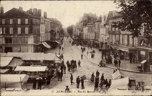 Ak Bergerac-Dordogne, Rue du Marché