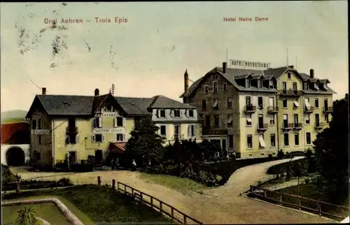 Ak Trois Épis Drei Ähren Elsass Haut Rhin, Hotel Notre Dame
