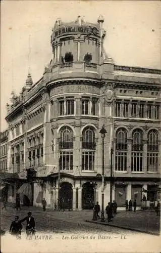 Ak Le Havre Seine-Maritime, Les Galeries du Havre