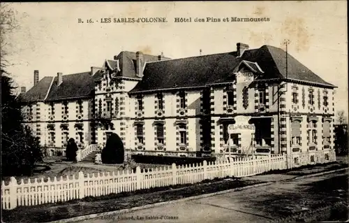 Ak Les Sables d’Olonne Vendée, Hotel des Pins et Marmousets