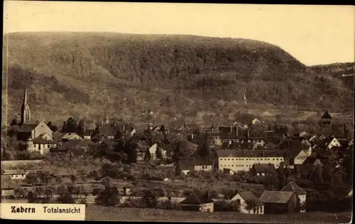 Ak Saverne Zabern Elsass Bas Rhin, Totalansicht