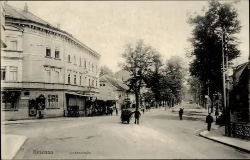 Ak Ilmenau in Thüringen, Lindenstraße