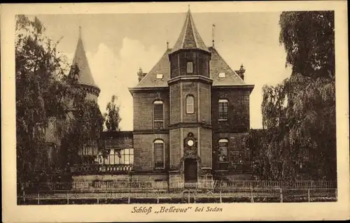 Ak Sedan Ardennes, Schloss Bellevue