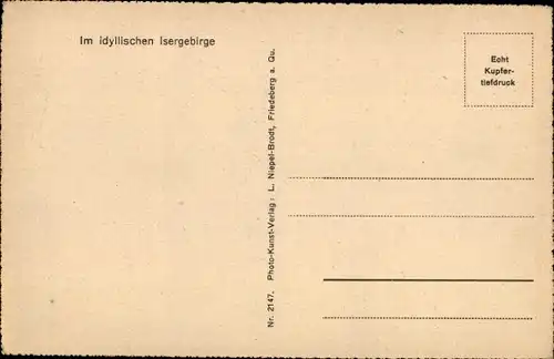 Ak Świeradów Zdrój Bad Flinsberg Schlesien, Panorama, Heufuder im Isergebirge