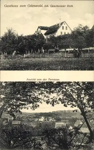 Ak Erbach im Odenwald Hessen, Gasthof zum Odenwald