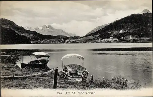 Ak Sankt Moritz Kanton Graubünden, Am See