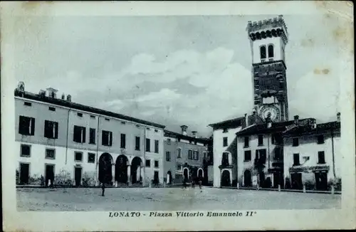 Ak Lonato Lombardia, Piazza Vittorio Emanuele II