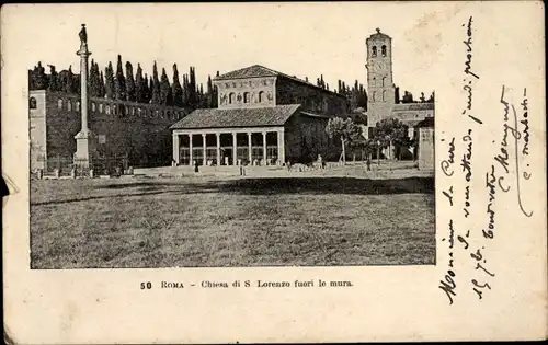 Ak Roma Rom Lazio, Chiesa di S. Lorenzo fuori le mura