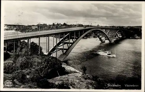 Ak Stockholm Schweden, Västerbron