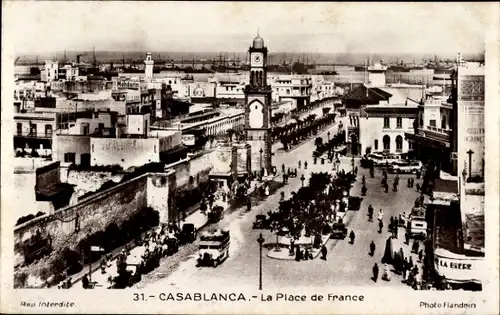 Ak Casablanca Marokko, La Place de France