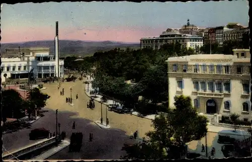 Ak Constantine Algerien, Place Lamoricière