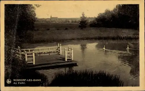 Ak Mondorf les Bains Bad Mondorf Luxemburg, au Parc