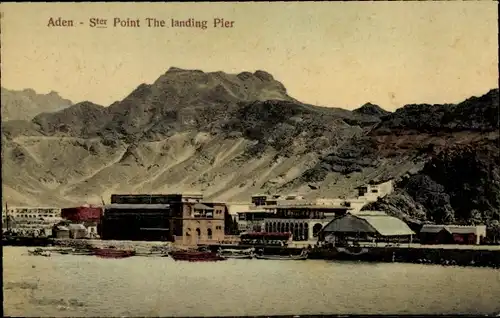 Ak Aden Jemen, Steamer Point, Landungspier