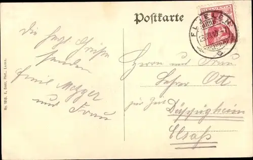 Ak Luzern Stadt Schweiz, Panorama, Pilatus