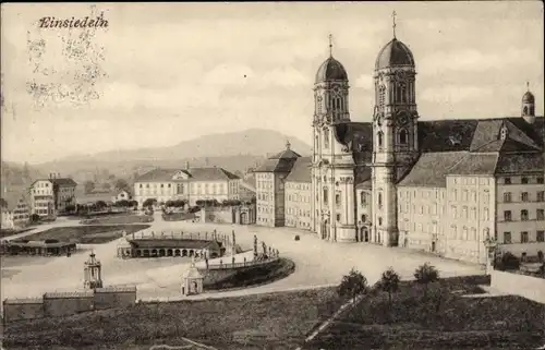 Ak Einsiedeln Kanton Schwyz Schweiz, Kloster Einsiedeln, Neujahr
