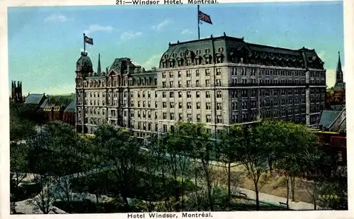 Ak Montreal Quebec Kanada, Windsor Hotel