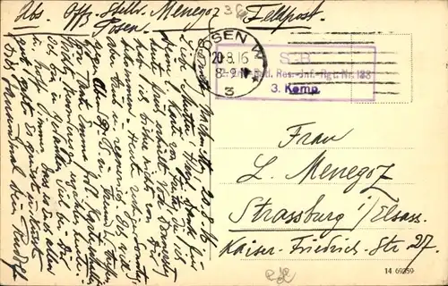 Ak Poznań Posen, Stadttheater