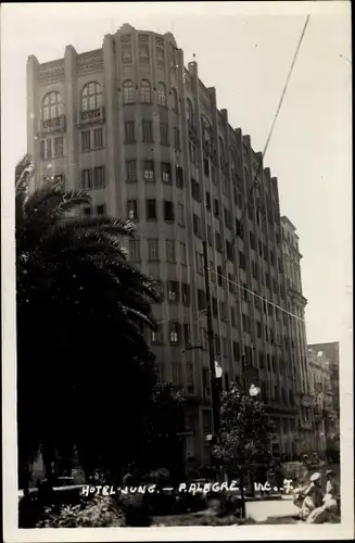 Ak Porto Alegre Brasilien, Hotel Jung