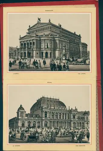 32 Judaika Lithos Album Frankfurt am Main, alte und neue Synagoge, Rothschilds Stammhaus