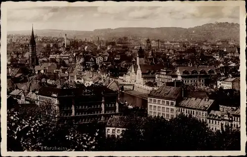 Ak Pforzheim im Schwarzwald, Stadtpanorama