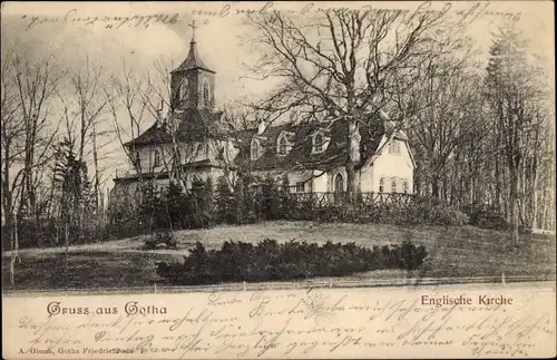 Ak Gotha in Thüringen, Englische Kirche