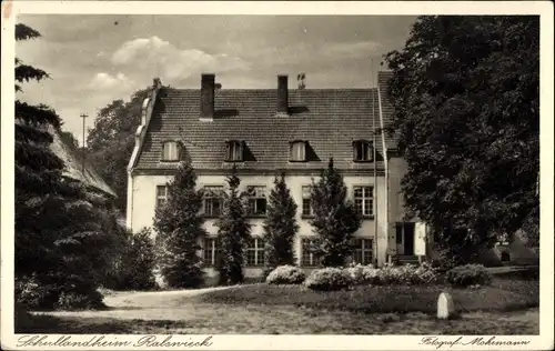 Ak Ralswiek auf der Insel Rügen, Schullandheim, Gartenansicht