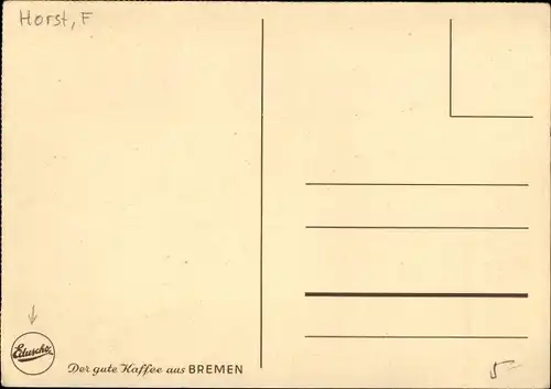 Künstler Ak Horst, F., Malbork Marienburg Westpreußen, Deutschordensburg, Reklame Eduscho